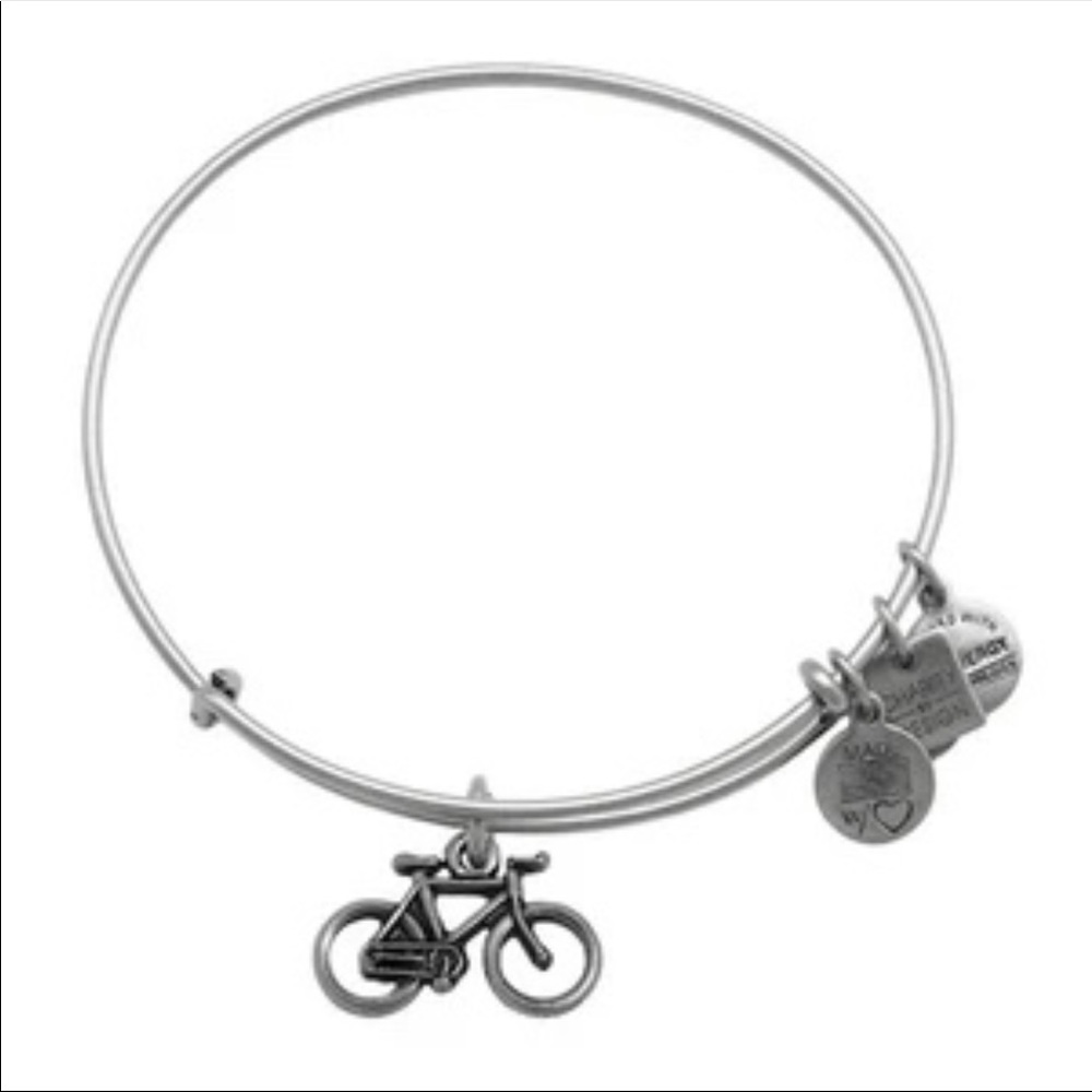 Alex and Ani bicycle bracelet